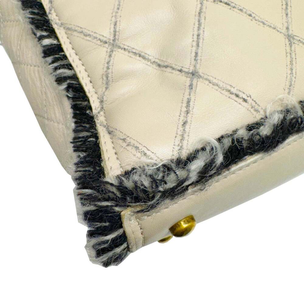 CHANEL Black Leather Logo Tote Bag - Picture 8 of 12